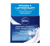 Kremy do twarzy - Nivea regenerujący krem na noc cera normalna 50ml - miniaturka - grafika 1