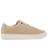 Buty sportowe męskie - Buty Tommy Hilfiger Hi Vulc Street Low Suede FM0FM04590-AB3 - beżowe - miniaturka - grafika 1