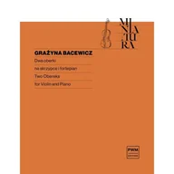 Podręczniki dla szkół zawodowych - Bacewicz Dwa oberki na skrzypce i fortepian - miniaturka - grafika 1