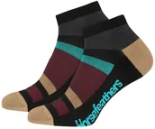 Skarpetki damskie - skarpety męskie HORSEFEATHERS ROW SOCKS Burgundy - miniaturka - grafika 1