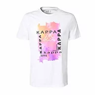 Koszulki męskie - Kappa Emiro Tbar Koszulka męska, biały, L - miniaturka - grafika 1