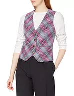 Kamizelki damskie - Joe Browns Damska kamizelka na lato czas w kratkę kamizelka biznesowa - miniaturka - grafika 1