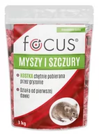 Zwalczanie i odstraszanie szkodników - Trutka Na Myszy Szczury Focus Kostki 3Kg - miniaturka - grafika 1