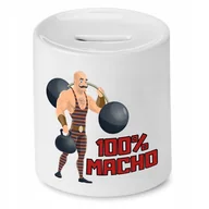 Skarbonki - SKARBONKA DLA CHŁOPAKA MACHO PREZENT z Nadrukiem ze Zdjęciem - miniaturka - grafika 1