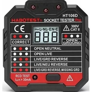 Tester gniazd Habotest HT106D - Akcesoria i części modelarskie - miniaturka - grafika 1