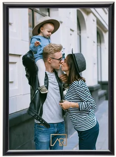 Ramka na zdjęcie 50x70 Ertom LINE STYLE Czarna - Ramki na zdjęcia - miniaturka - grafika 1