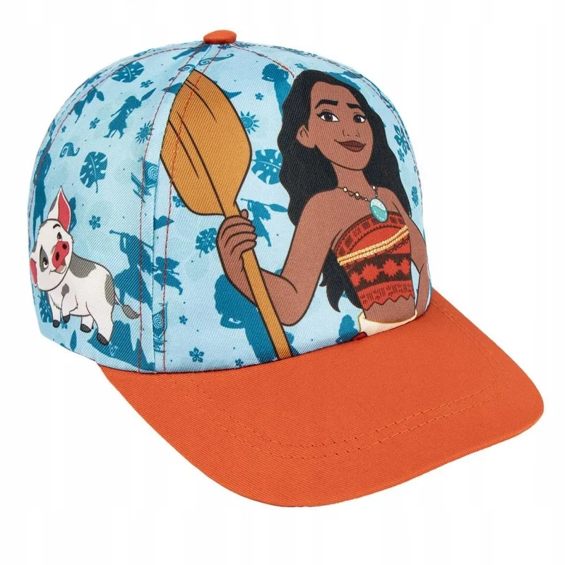Czapka z Daszkiem Vaiana Disney Dla Dzieci Regulowana Letnia Niebieska
