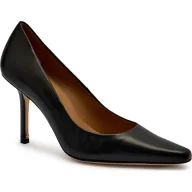 Czółenka - BOSS BLACK Skórzane szpilki Charlize_Pump90_NA - miniaturka - grafika 1