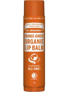 Dr. Bronners Dr Bronners Dr Bronners Orange & Ginger balsam do ust 4 g - Balsamy do ust - miniaturka - grafika 2