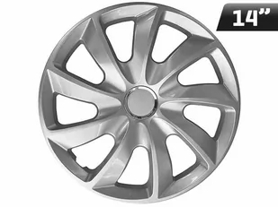 Kołpaki STIG silver laquered + ring 14", 4 szt. - Kołpaki samochodowe - miniaturka - grafika 1
