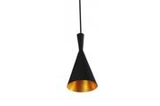 Lampy sufitowe - Azzardo Zwis sufitowy 1pł VITA LP6005 BKGO - miniaturka - grafika 1