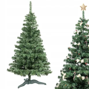Choinka sztuczna do dekoracji Boże Narodzenie drzewko świąteczne 180cm - Choinki - miniaturka - grafika 1