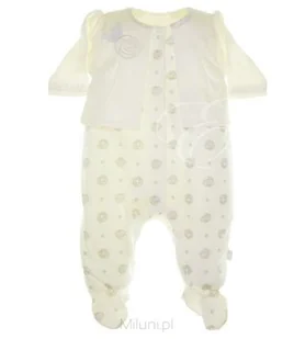 Pajac rozpinany KLARA ecru 68  Sofija - Pajacyki dla niemowląt - miniaturka - grafika 1