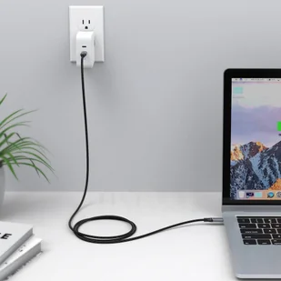 Choetech 2x kabel przewód USB Typ C - USB Typ C Power Delivery 100W 5A 1,8m czarny (MIX00073) - Kable USB - miniaturka - grafika 4