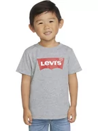 Kaftaniki dla niemowląt - Levi's Kids Koszulka w kolorze jasnoszarym - miniaturka - grafika 1