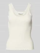 Koszulki i topy damskie - Top o kroju slim fit z mieszanki bawełny model ‘SARAH SHARAI’ - miniaturka - grafika 1