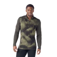 Bluzy narciarskie - Bluza męska Smartwool Classic Thermal Merino Base Layer 1/4 Zip Boxed - miniaturka - grafika 1
