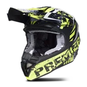Kaski motocyklowe - Kask Cross Premier Exige ZX Y Żółty/CzarnyL - miniaturka - grafika 1