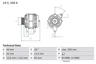 Alternatory - BOSCH Alternator 0 986 049 231 - miniaturka - grafika 1