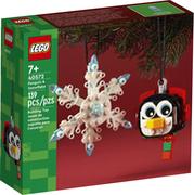 Klocki - LEGO Pingwin i płatek śniegu 40572 - miniaturka - grafika 1