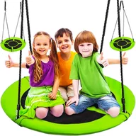 Place zabaw - Huśtawka Bocianie Gniazdo Ogrodowa dla Dzieci XXL 100cm 150kg Duża Stelaż - miniaturka - grafika 1