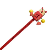 Ołówki - Ołówek HB czerwony, biedronka - miniaturka - grafika 1