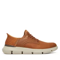 Sneakersy męskie - Sneakersy Skechers Garza-Gervin 205046/WTN Brązowy - miniaturka - grafika 1