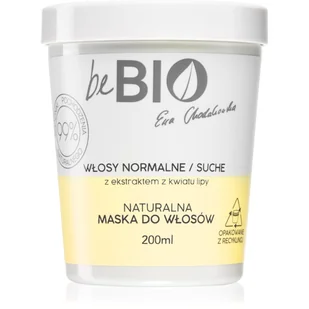 beBIO Naturalna maska włosy normalne suche 200 ml - Maski do włosów - miniaturka - grafika 1