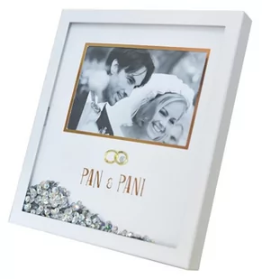 Kukartka Ramka Prestige RP-007 Pan i Pani (konfetti) - Kukartka - Wesele i ślub - miniaturka - grafika 1