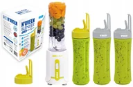 Blendery ręczne - BLENDER OSOBISTY DO SMOOTHIE KOKTAJLI + 4 BUTELKI - miniaturka - grafika 1