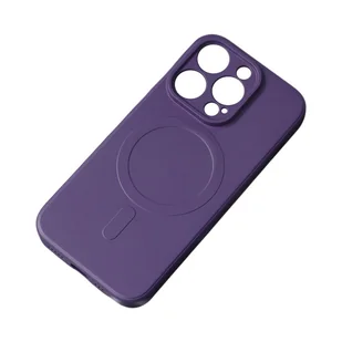 Silikonowe magnetyczne etui iPhone 13 Pro Max Silicone Case Magsafe - fioletowe - Etui i futerały do telefonów - miniaturka - grafika 1