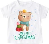 Koszulki dla dziewczynek - Koszulka dla dziecka świąteczna mikolajki17 - miniaturka - grafika 1