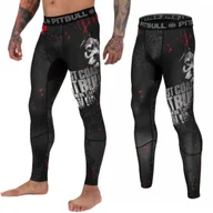 Odzież taktyczna i umundurowanie - Legginsy kompresyjne Pit Bull Performance Pro plus Blood Dog II - Czarne - miniaturka - grafika 1