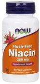 Suplementy naturalne - Now Foods Witamina B3 - Niacyna (Niacin Flush-Free) (90 kaps.) - miniaturka - grafika 1