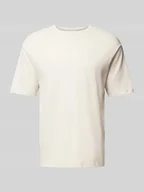 Koszulki męskie - T-shirt o luźnym kroju z okrągłym dekoltem model ‘BOTANIC FLOWER’ - miniaturka - grafika 1