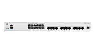 Switch Cisco Cisco Catalyst 1300-24XTS - Switch - L3 - Smart - 12 x 10 Gigabit Ethernet + 12 x 10 Gigabit SFP+ - an Rack montierbar - Switche - miniaturka - grafika 1