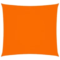 Parasole ogrodowe - vidaXL Żagiel ogrodowy, tkanina Oxford, kwadratowy, 6x6 m, pomarańcz 135692 - miniaturka - grafika 1