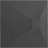 Brodziki prysznicowe - Rea Brodzik prysznicowy Magnum Black 90x90 - miniaturka - grafika 1