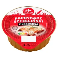 Konserwy i dania rybne - Carrefour Classic Paprykarz szczeciński z łososiem 250 g - miniaturka - grafika 1