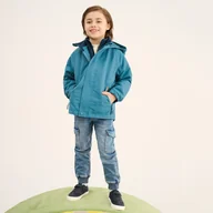 Spodnie i spodenki dla chłopców - Cool Club, Spodnie jeansowe chłopięce, pull on, niebieskie - miniaturka - grafika 1