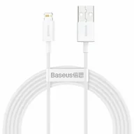 Kable USB - Baseus Kabel USB do Lightning Superior Series, 2.4A, 2m (biały) - miniaturka - grafika 1