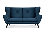 Sofy i kanapy - Sofa trzyosobowa elegancka granatowa MIRO - miniaturka - grafika 1