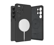 Etui i futerały do telefonów - Tech-Protect Liquid Silicone Magsafe do Samsung Galaxy S25 Ultra Black - miniaturka - grafika 1