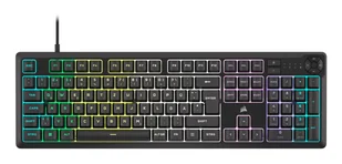 Corsair K55 CORE RGB klawiatura Gaming USB QWERTZ Niemiecki Czarny CH-9226C65-DE - Klawiatury - miniaturka - grafika 1