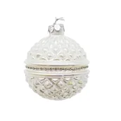 Bombki - Bombka szklana 8 cm mix kolorów - miniaturka - grafika 1