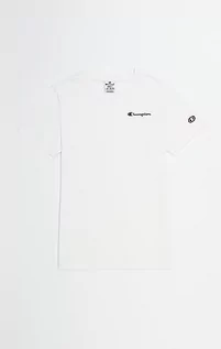 Koszulki i topy damskie - Champion Legacy American Classics W-Script Logo Light Cotton Jersey S-s Regular Crewneck Koszulka damska, Off White, L - grafika 1