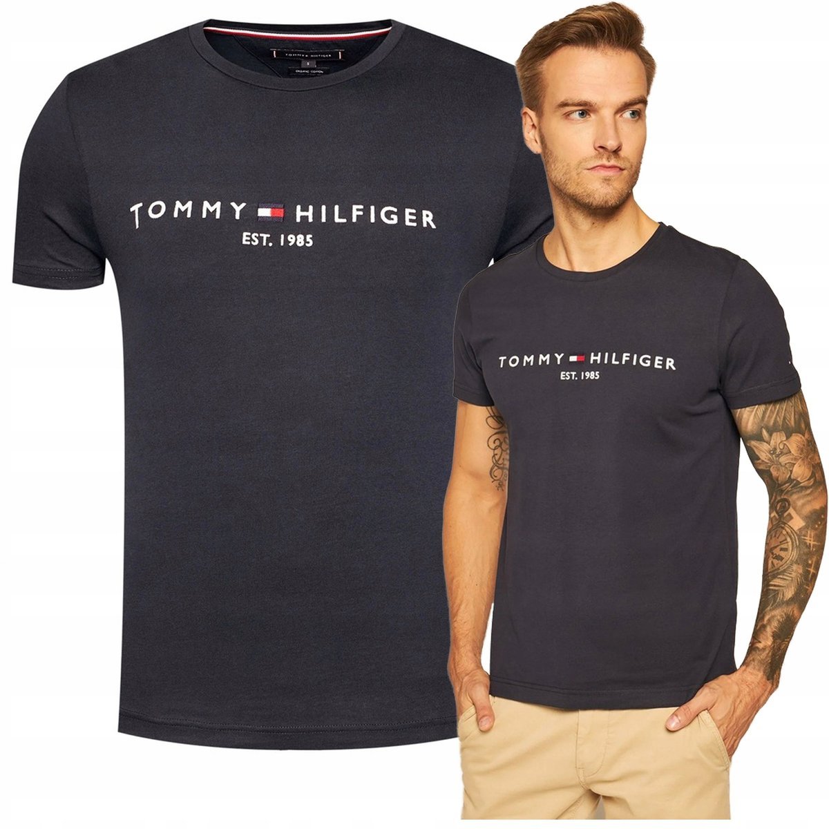 koszulka meska tommy hilfiger tshirt meski est 1985 granatowy koszulka meska tommy hilfiger tshirt meski est 1985 granatowy r.XXL