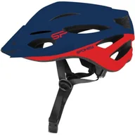 Kaski rowerowe - Spokey Spectro Granatowo-czerwony rozmiar 55-58 - miniaturka - grafika 1