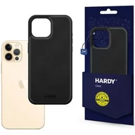 Etui i futerały do telefonów - Etui 3MK Hardy Silky Leather MagCase do Apple iPhone 12 Pro Max Czarny - miniaturka - grafika 1