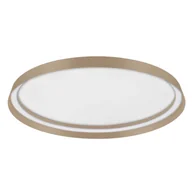 Lampy sufitowe - Przysufitowa lampa do sypialni BATALLAS LE44793 LED 48W 2700-4000K brązowy - miniaturka - grafika 1